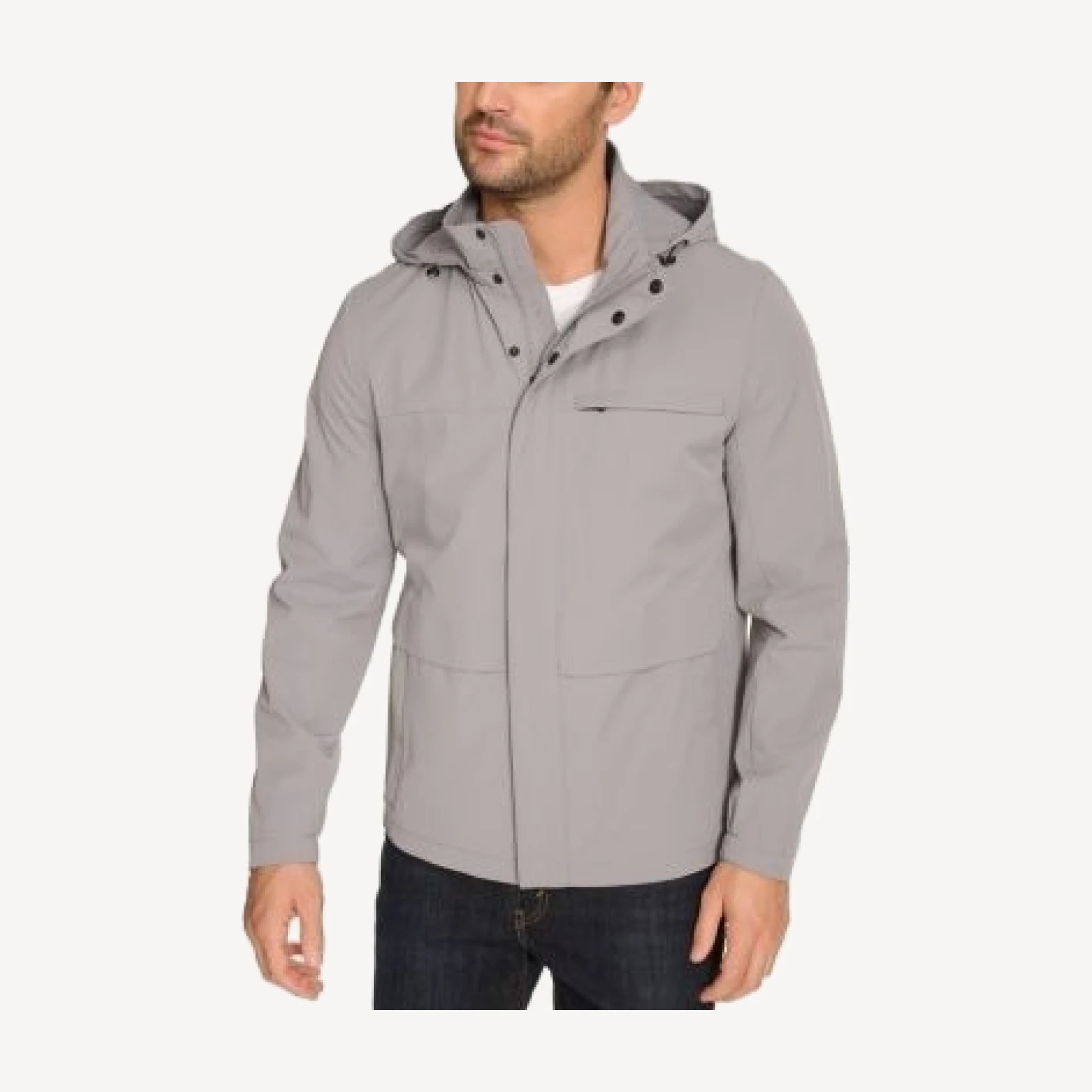 Cole Haan Hooded Windbreaker Jacket