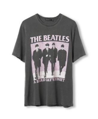 Junk Food Clothing Unisex A Hard Day's Night Vintage-like Tee