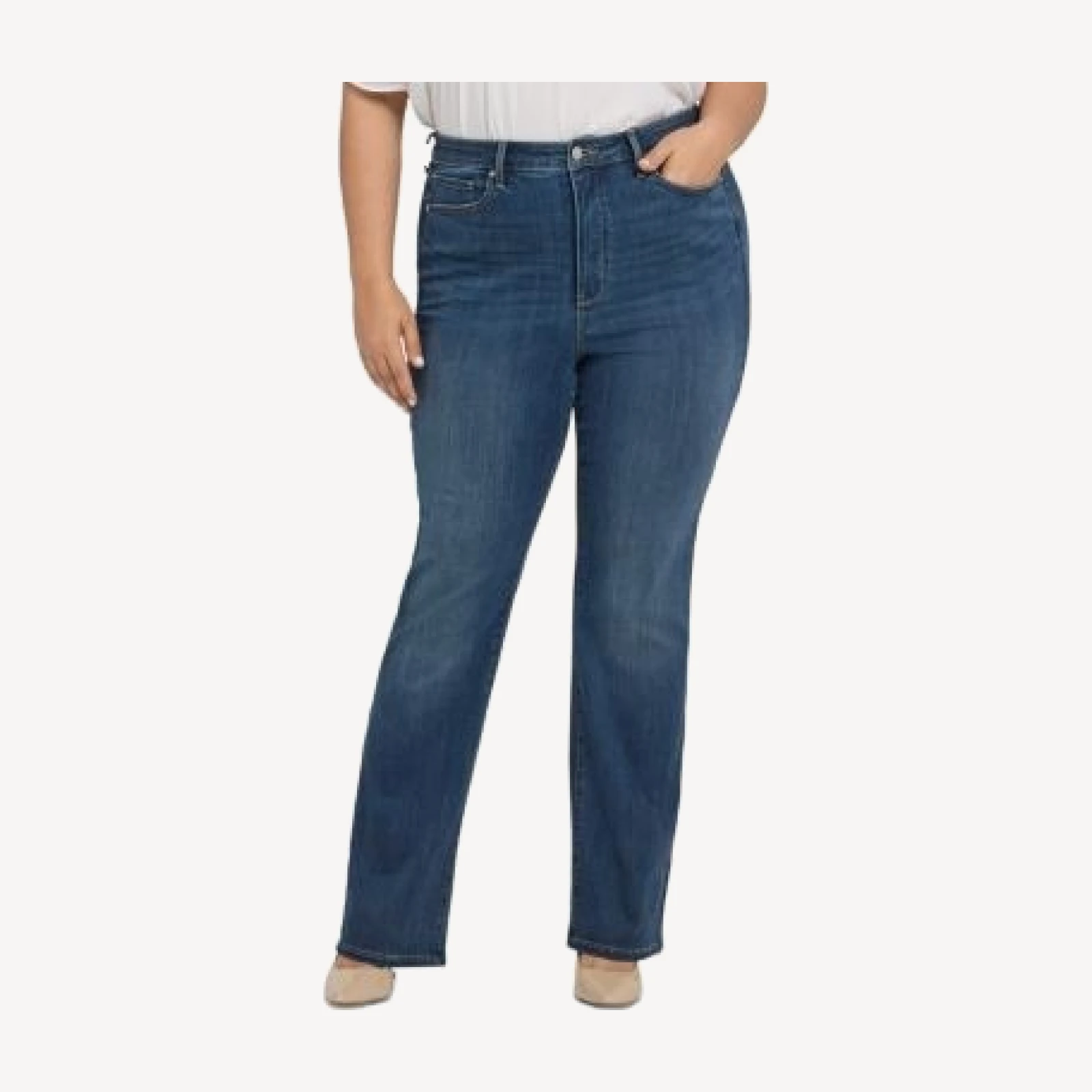 Nydj Plus Barbara High Rise Flare Leg Jeans in Serendipity