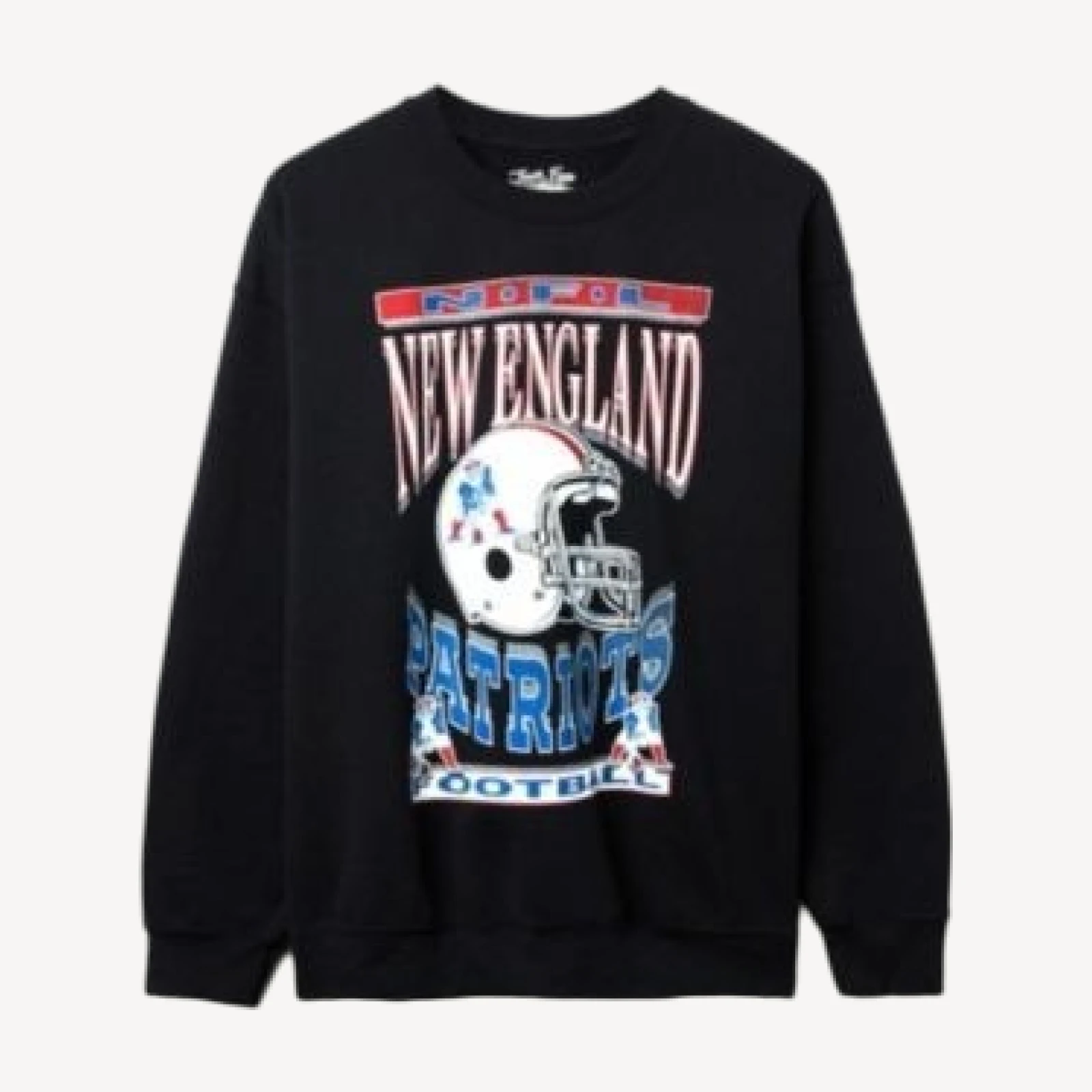 Junk Food Clothing Unisex Nfl New England Patriots Helmet Flea Market Crew Fleece