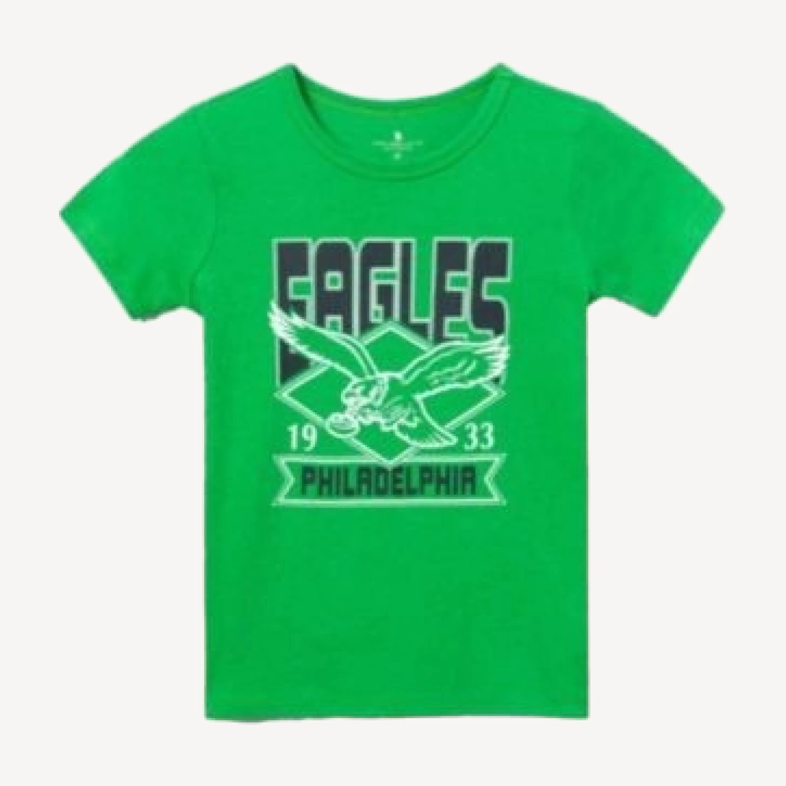 Junk Food Clothing Unisex Nfl Philadelphia Eagles Overtime Tee - Little Kid, Big Kid