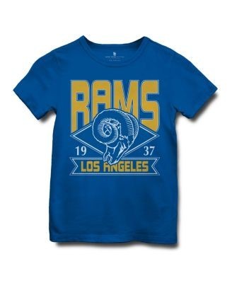 Junk Food Clothing Unisex Nfl Los Angeles Rams Overtime Tee - Little Kid, Big Kid
