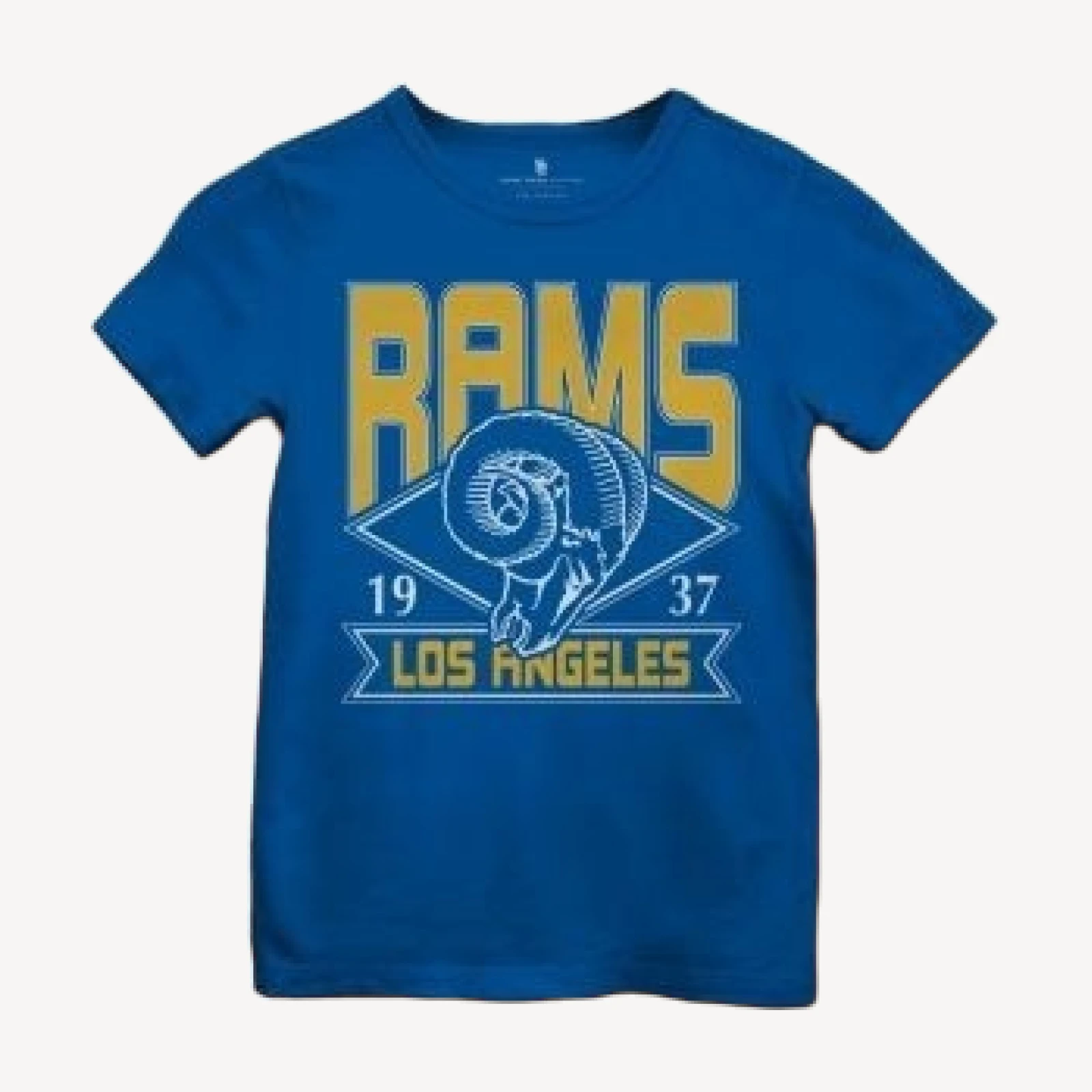 Junk Food Clothing Unisex Nfl Los Angeles Rams Overtime Tee - Little Kid, Big Kid