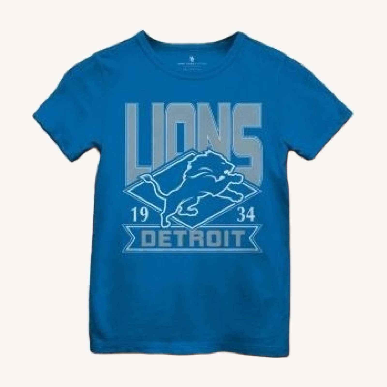 Junk Food Clothing Unisex Nfl Detroit Lions Overtime Tee - Little Kid, Big Kid
