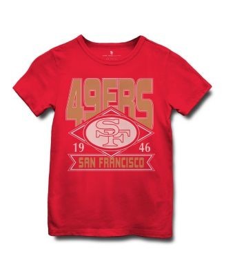 Junk Food Clothing Unisex Nfl San Francisco 49ers Overtime Tee - Little Kid, Big Kid