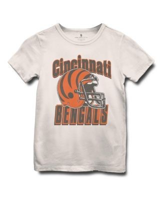 Junk Food Clothing Unisex Nfl Cincinnati Bengals Helmet Tee - Little Kid, Big Kid