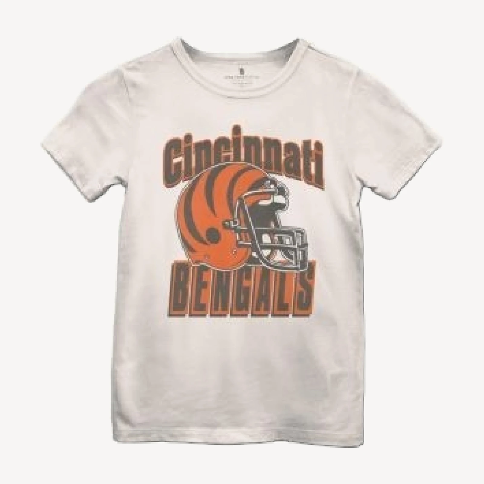 Junk Food Clothing Unisex Nfl Cincinnati Bengals Helmet Tee - Little Kid, Big Kid