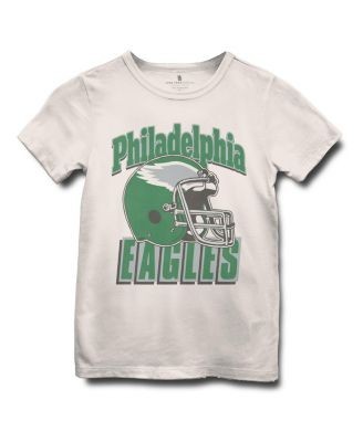 Junk Food Clothing Unisex Nfl Philadelphia Eagles Helmet Tee - Little Kid, Big Kid