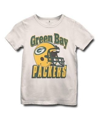 Junk Food Clothing Unisex Nfl Green Bay Packers Helmet Tee - Little Kid, Big Kid