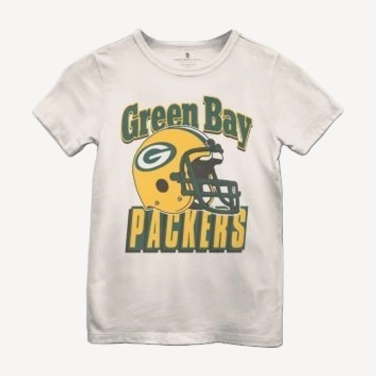 Junk Food Clothing Unisex Nfl Green Bay Packers Helmet Tee - Little Kid, Big Kid