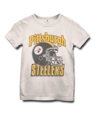 Junk Food Clothing Unisex Nfl Pittsburgh Steelers Helmet Tee - Little Kid, Big Kid