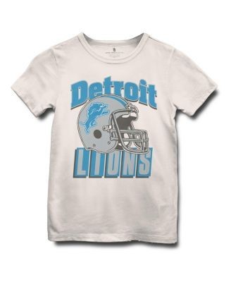 Junk Food Clothing Unisex Nfl Detroit Lions Helmet Tee - Little Kid, Big Kid