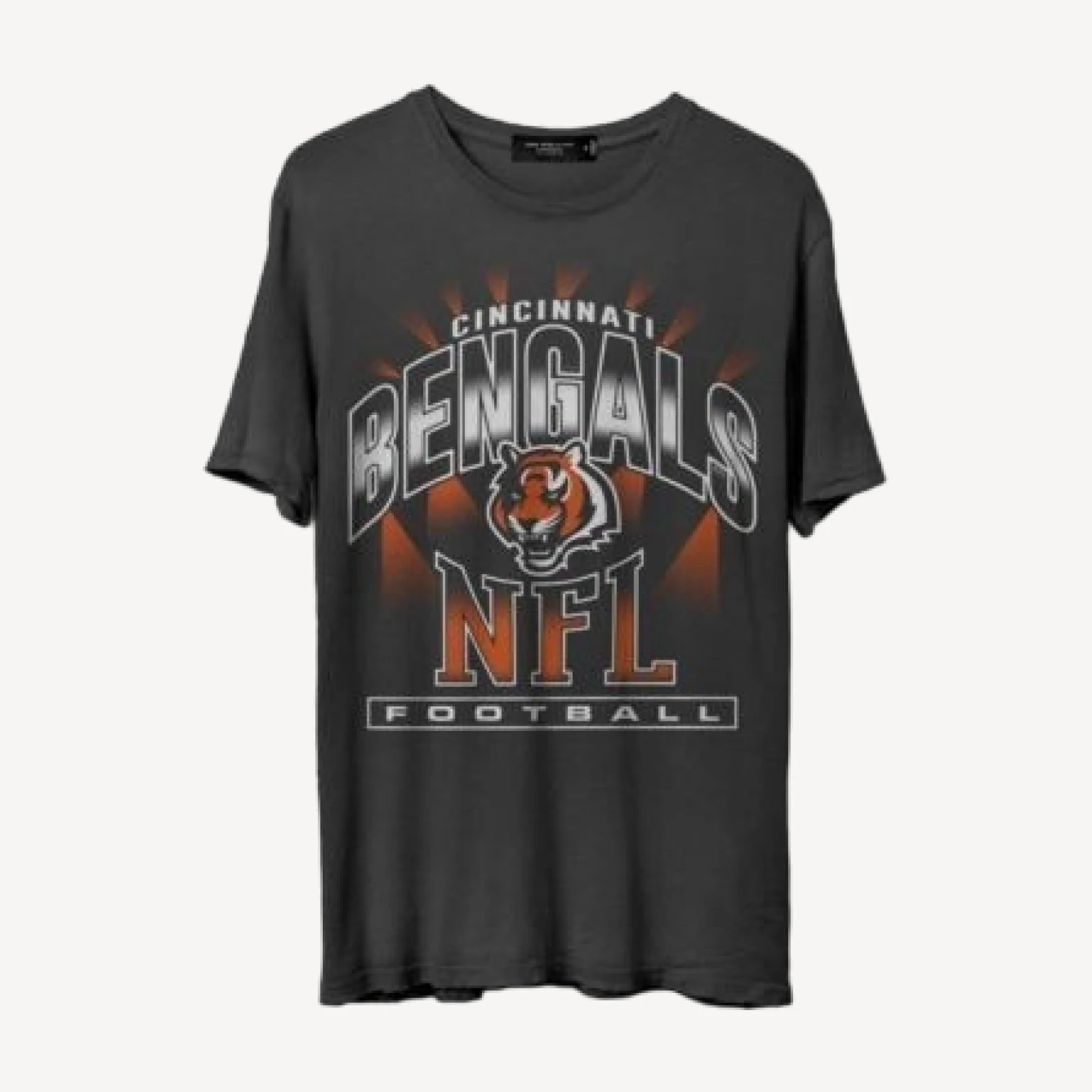 Junk Food Clothing Unisex Nfl Cincinnati Bengals Chrome Flea Market Tee