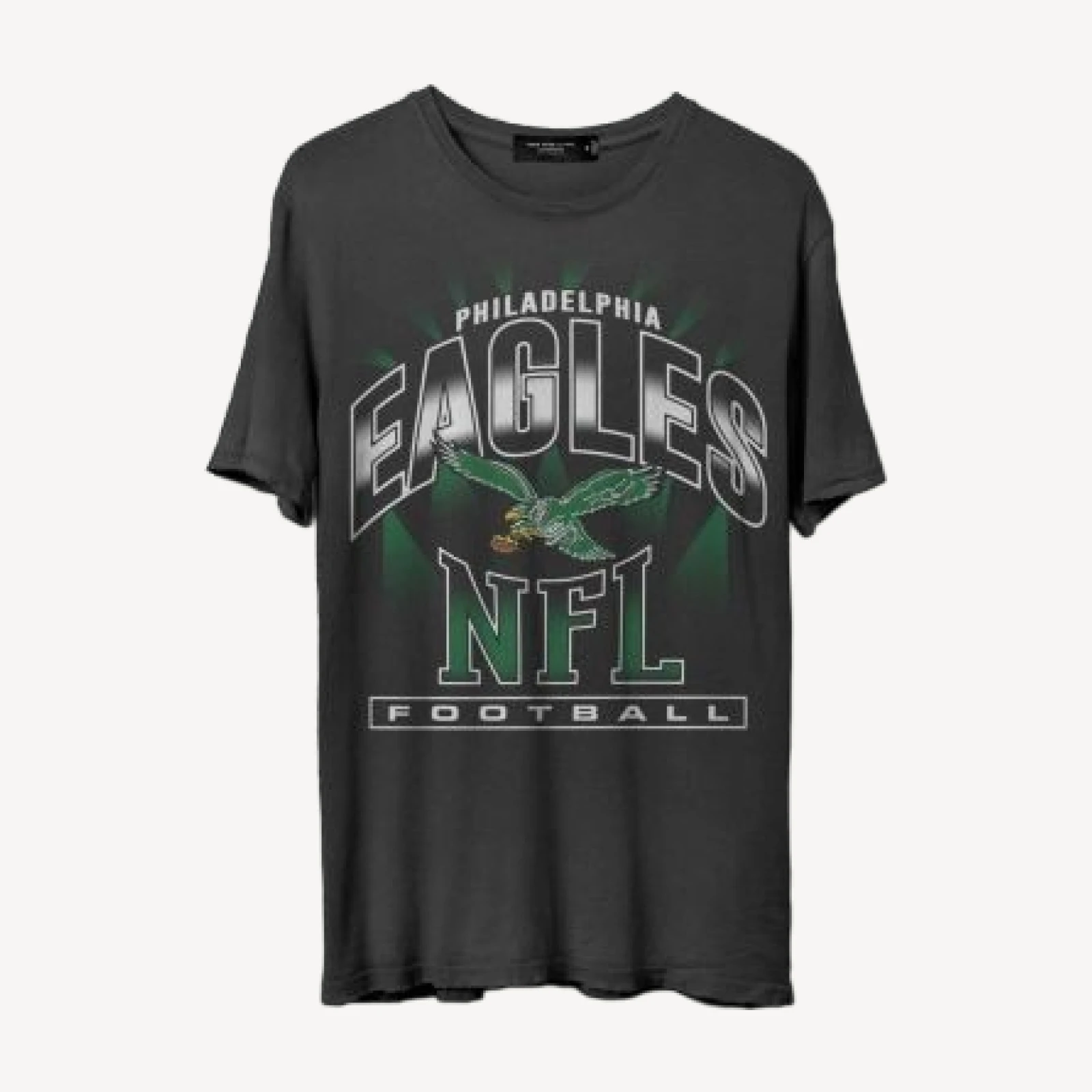 Junk Food Clothing Unisex Nfl Philadelphia Eagles Chrome Flea Market Tee
