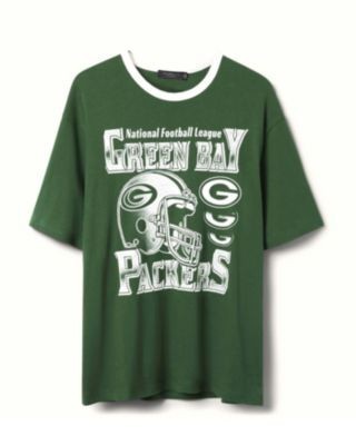 Junk Food Clothing Unisex Nfl Green Bay Packers Oversized Ringer Tee