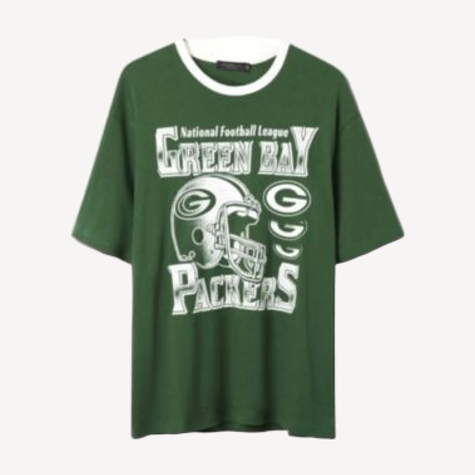 Junk Food Clothing Unisex Nfl Green Bay Packers Oversized Ringer Tee