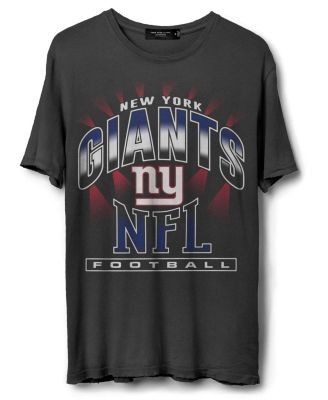 Junk Food Clothing Unisex Nfl New York Giants Chrome Flea Market Tee