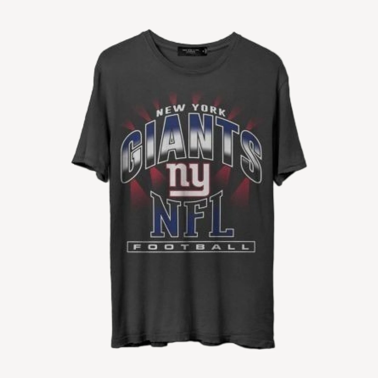 Junk Food Clothing Unisex Nfl New York Giants Chrome Flea Market Tee