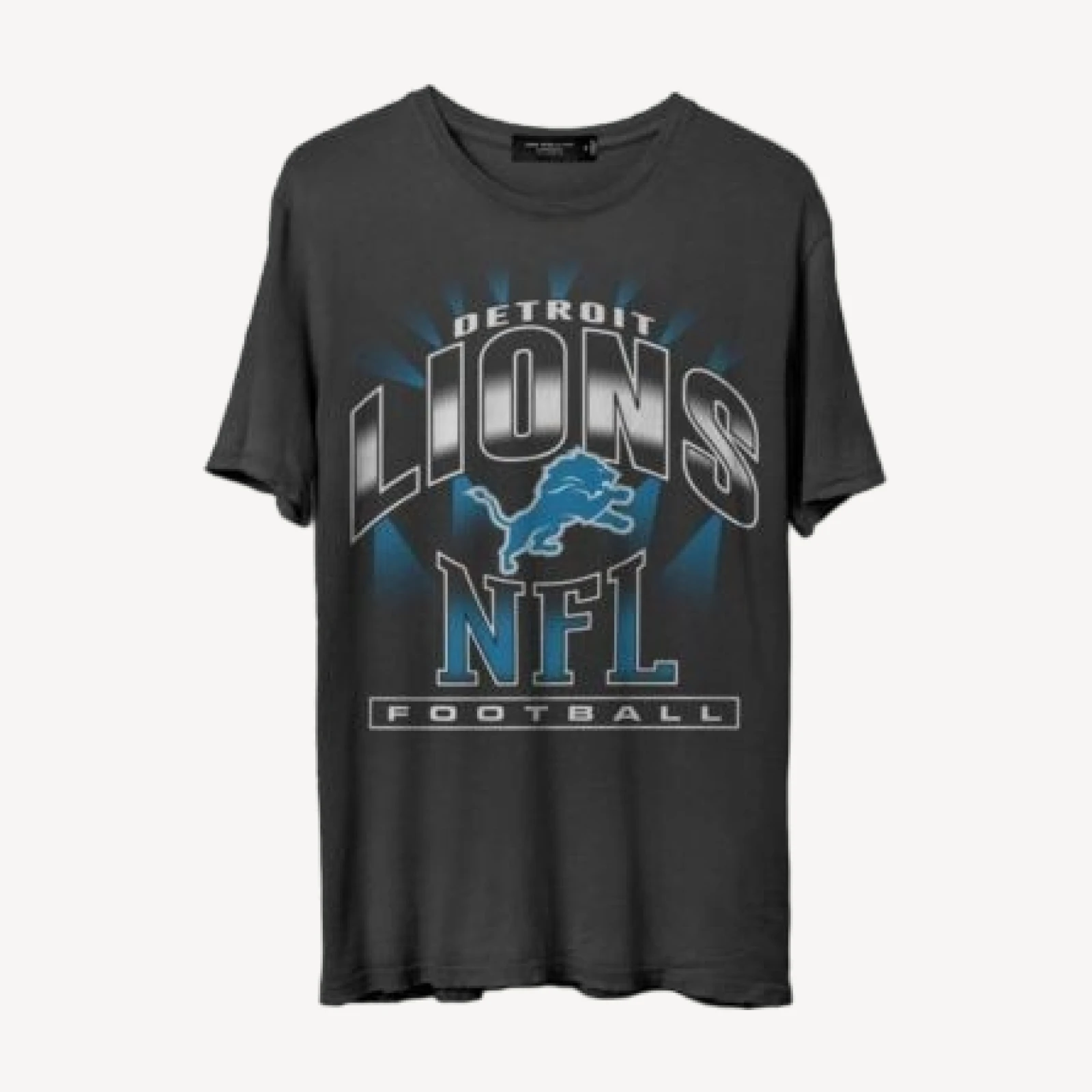 Junk Food Clothing Unisex Nfl Detroit Lions Chrome Flea Market Tee