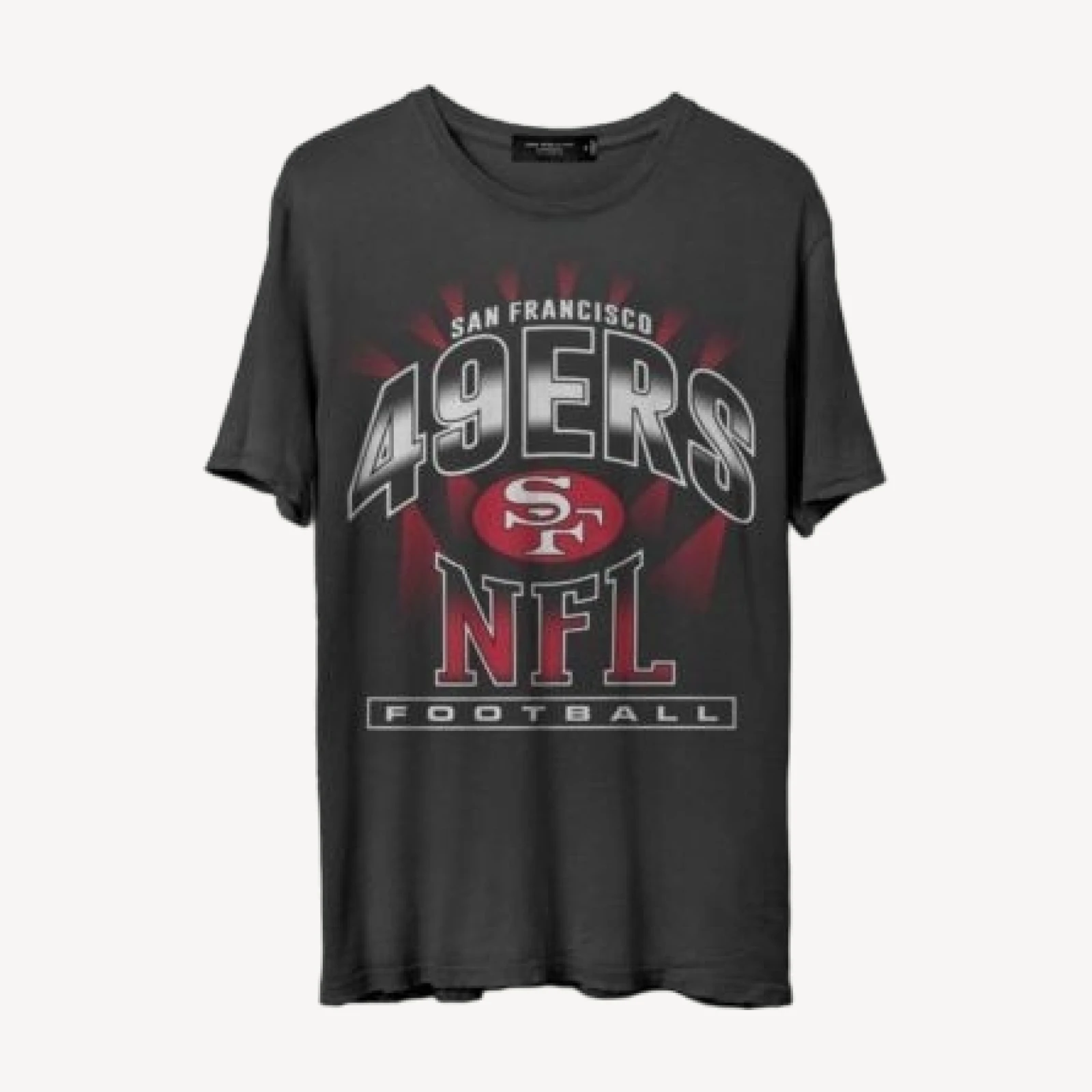 Junk Food Clothing Unisex Nfl San Francisco 49ers Chrome Flea Market Tee