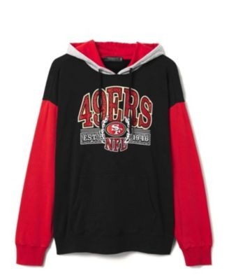 Junk Food Clothing Unisex Nfl San Francisco 49ers Tri Color Block Hoodie
