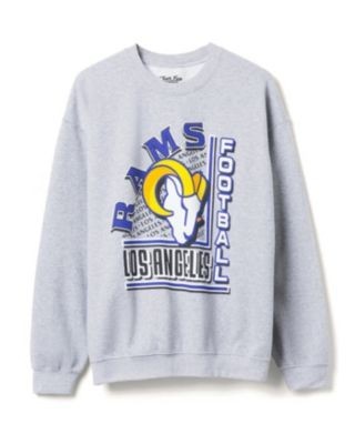 Junk Food Clothing Unisex Nfl Los Angeles Rams Backfield Crew Fleece Sweatshirt