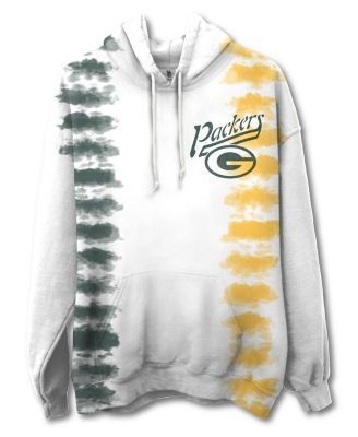 Junk Food Clothing Unisex Nfl Green Bay Packers Stitch Tie Dye Hoodie