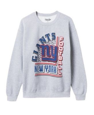 Junk Food Clothing Unisex Nfl New York Giants Backfield Crew Fleece Sweatshirts