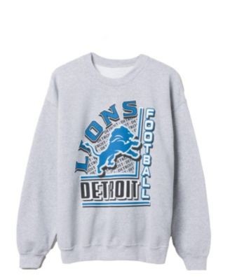 Junk Food Clothing Unisex Nfl Detroit Lions Backfield Crew Fleece Sweatshirt