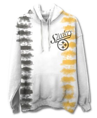 Junk Food Clothing Unisex Nfl Pittsburgh Steelers Stitch Tie Dye Hoodie