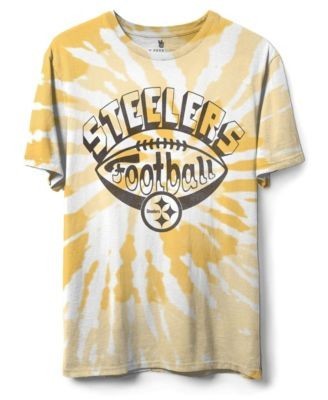 Junk Food Clothing Unisex Nfl Pittsburgh Steelers Football Tie Dye Tee