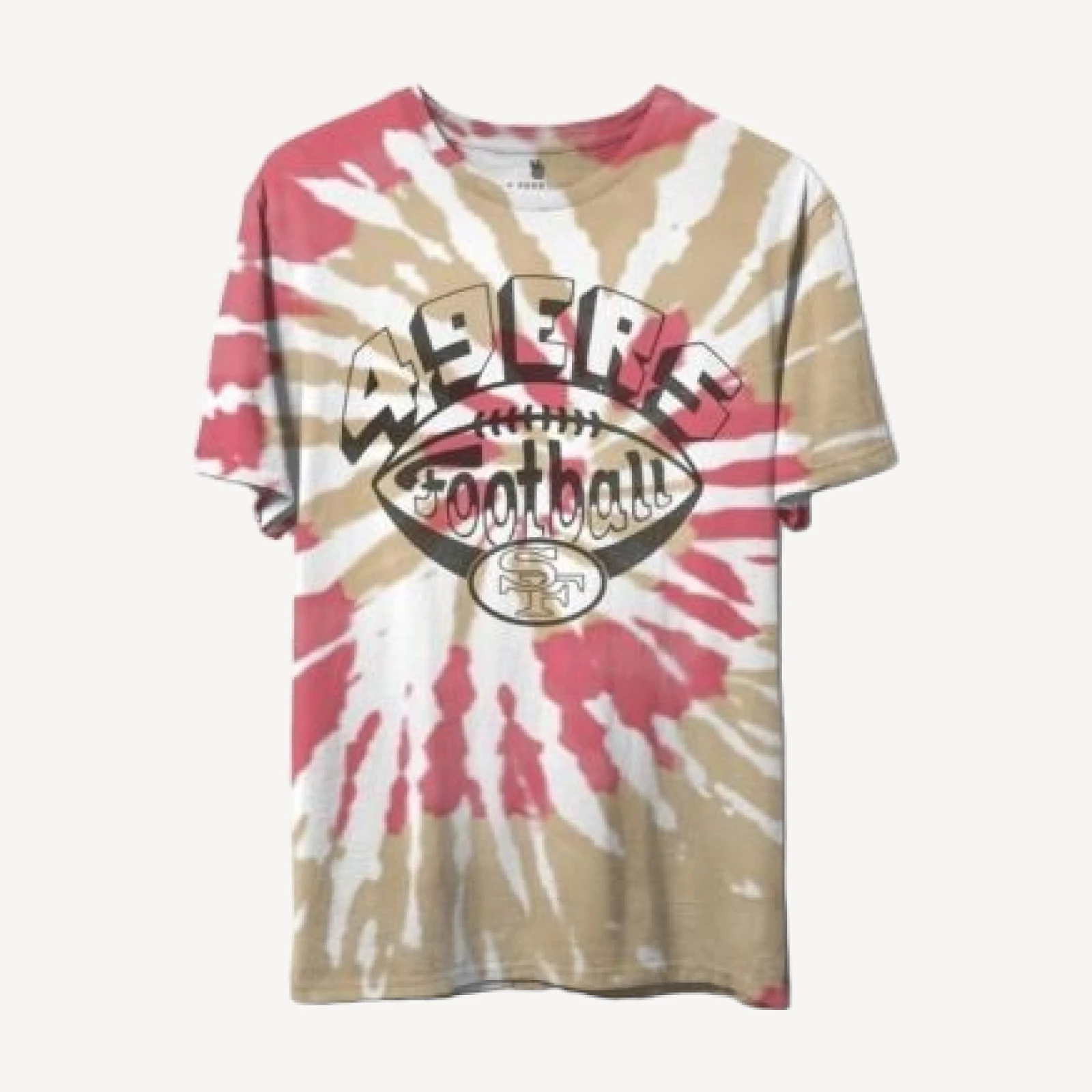 Junk Food Clothing Unisex Nfl San Francisco 49ers Football Tie Dye Tee
