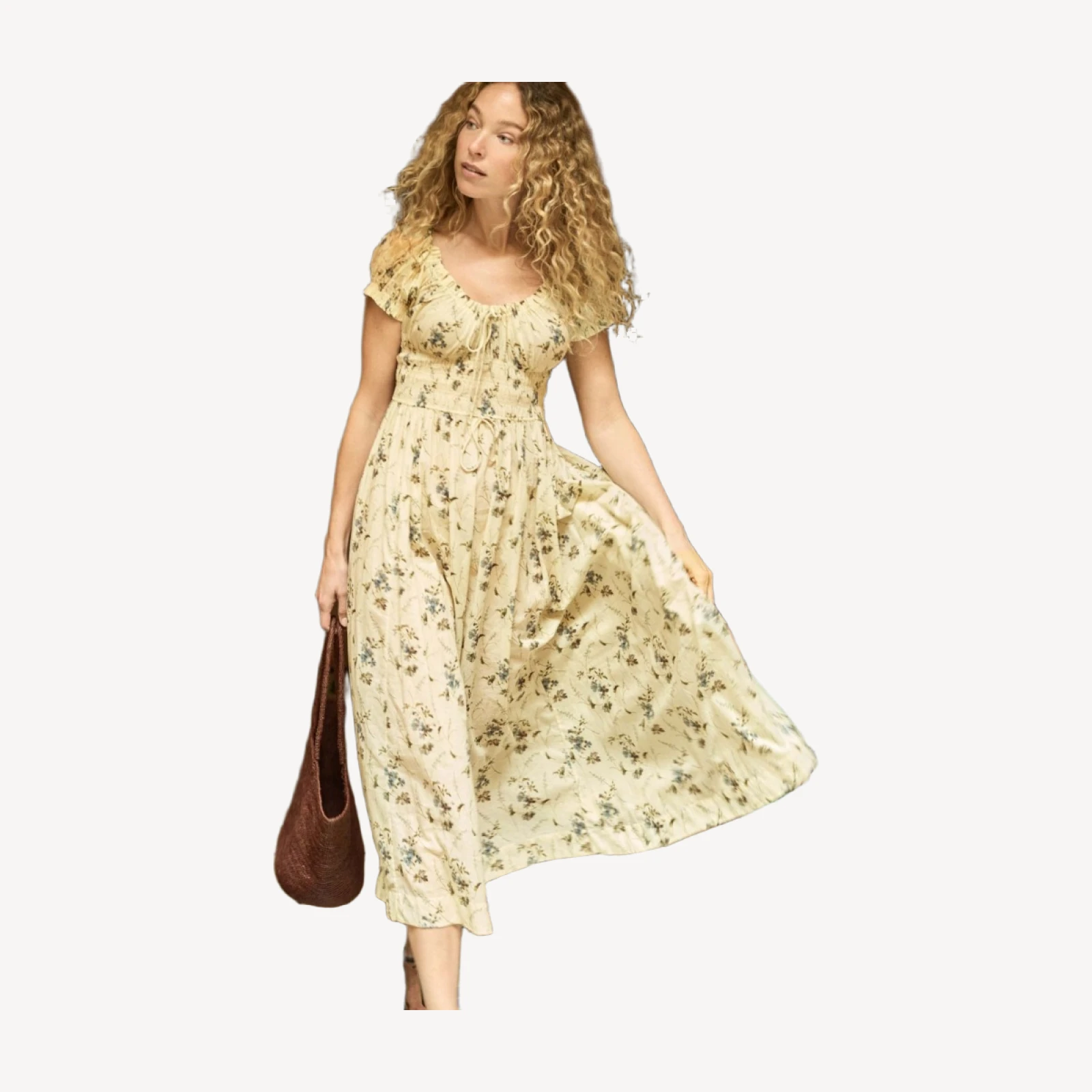 ASHLYNN DRESS -- SUNSHINE PRAIRIE ROSE
