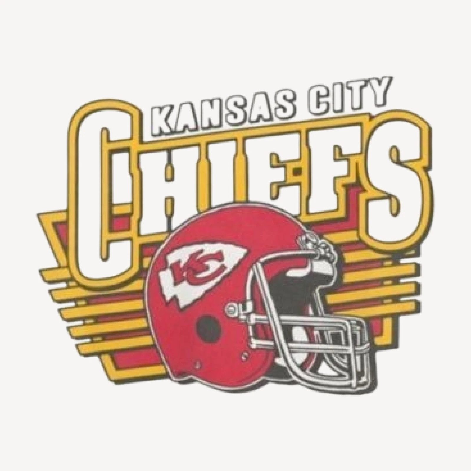Junk Food Clothing Women's Nfl Kansas City Chiefs Kickoff Cropped Crew Fleece Tee
