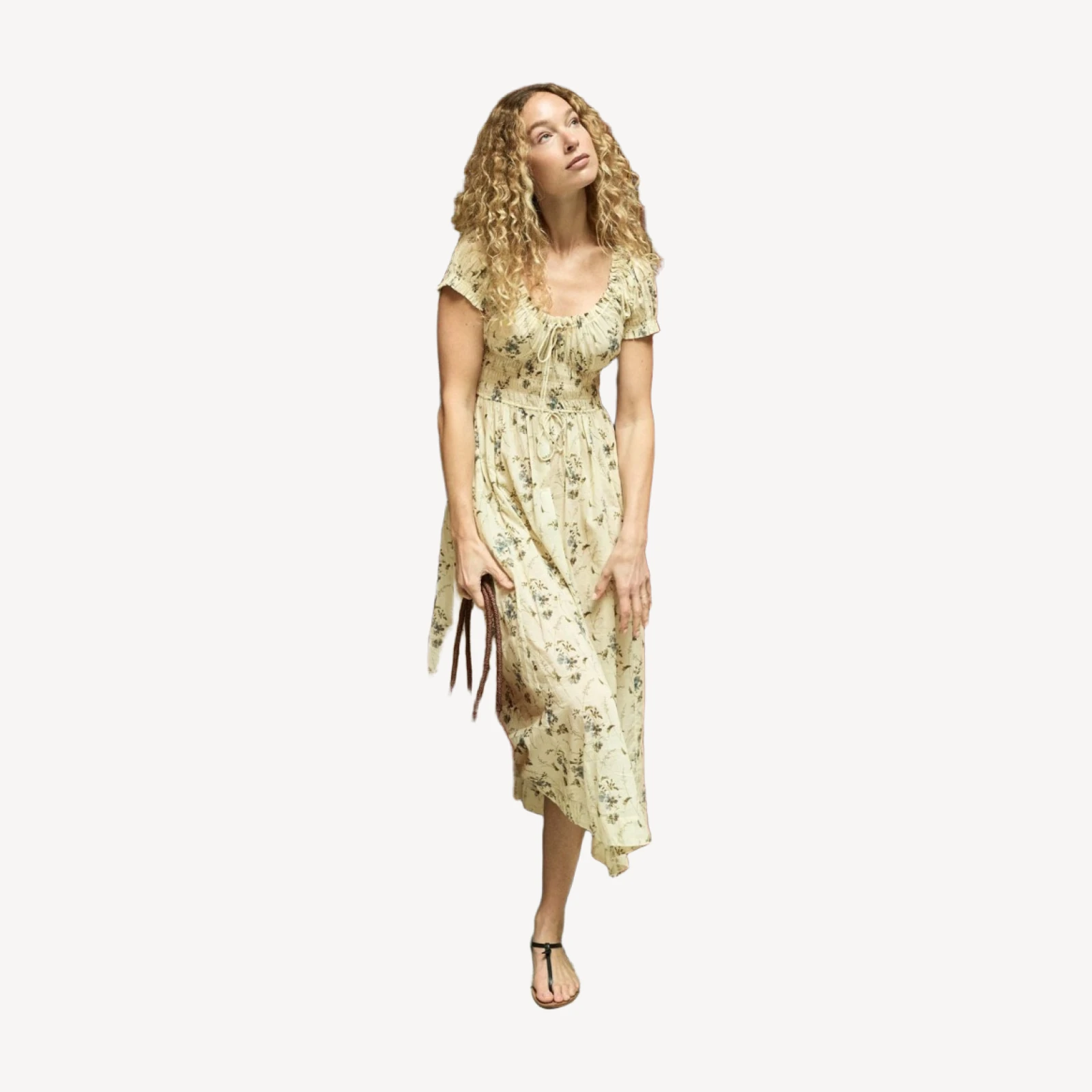 ASHLYNN DRESS -- SUNSHINE PRAIRIE ROSE