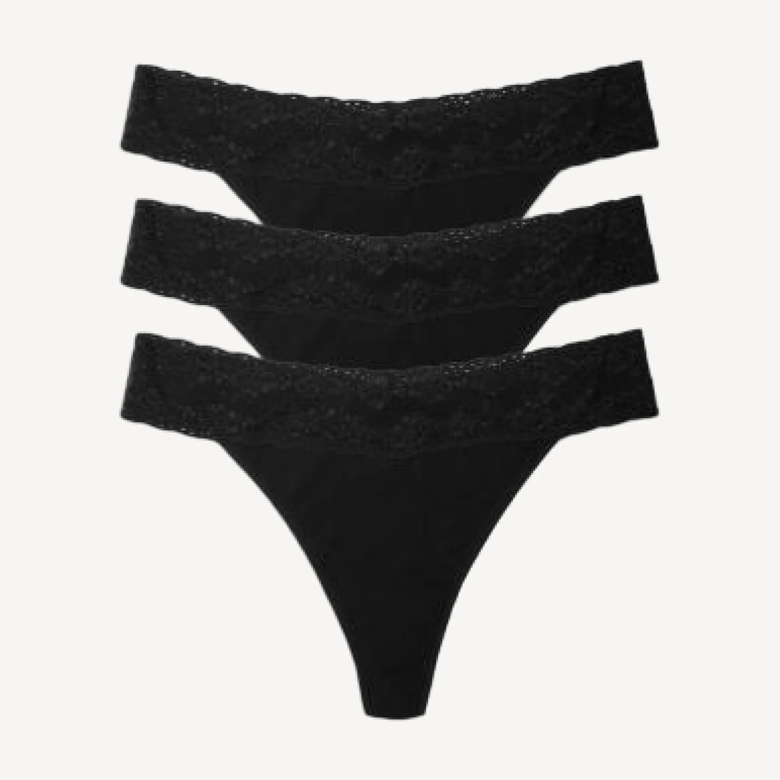 Natori Bliss Perfection One Size Thongs, Pack of 3