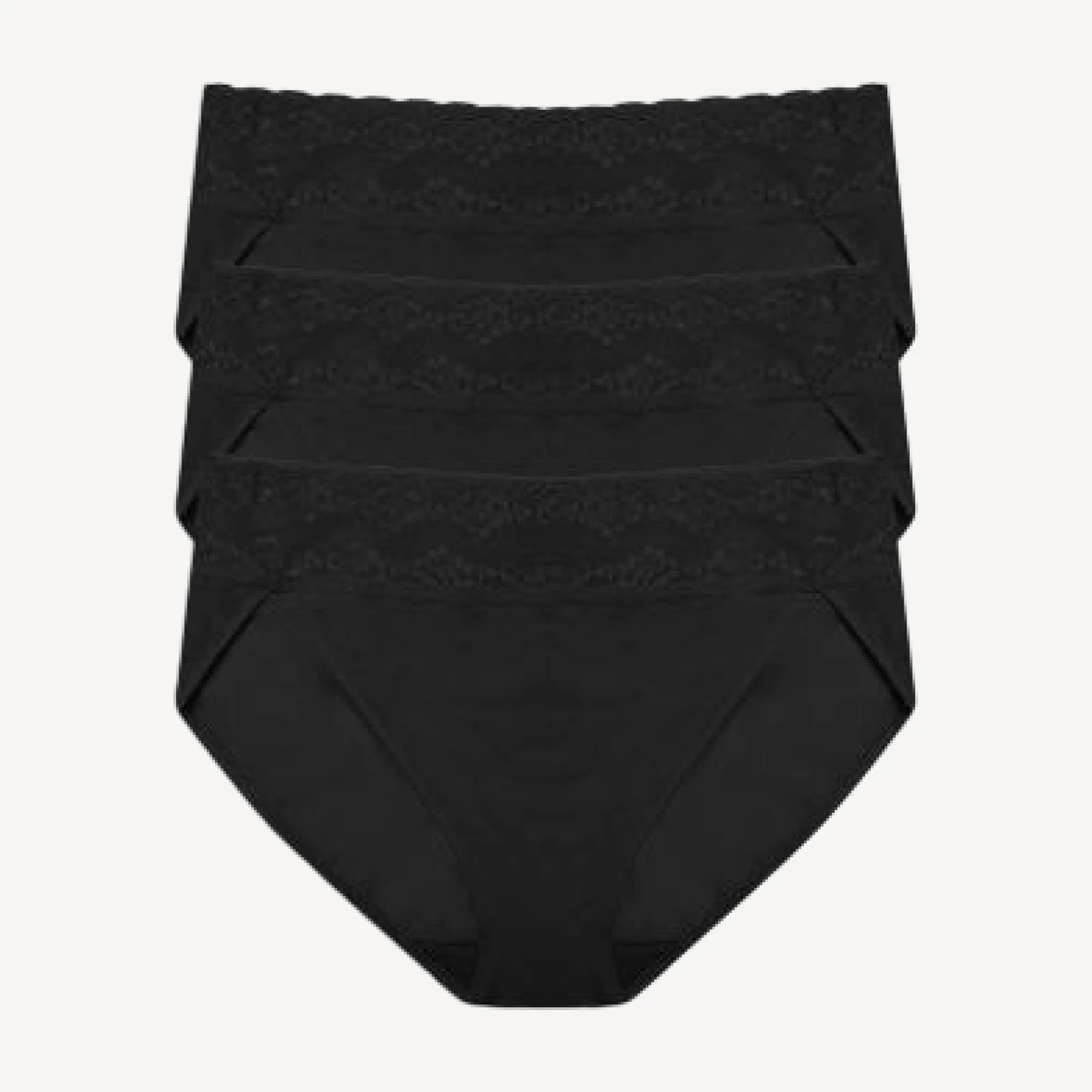 Natori Bliss Perfection One Size French Cut Briefs, Pack Of 3