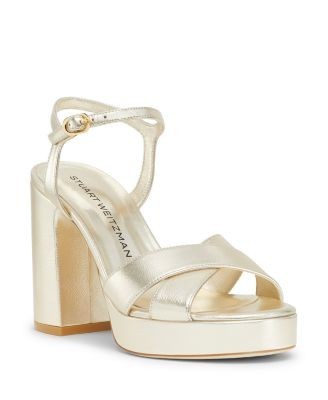 Stuart Weitzman Women's Dayna Crisscross Platform Sandals