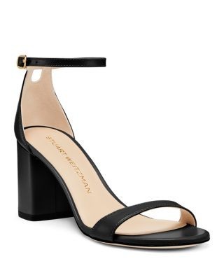 Stuart Weitzman Women's Nudist Block 75 Sandals
