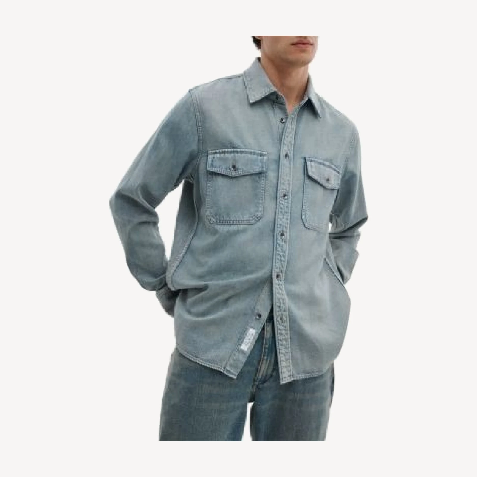 rag & bone Infuse Denim Cpo Shirt
