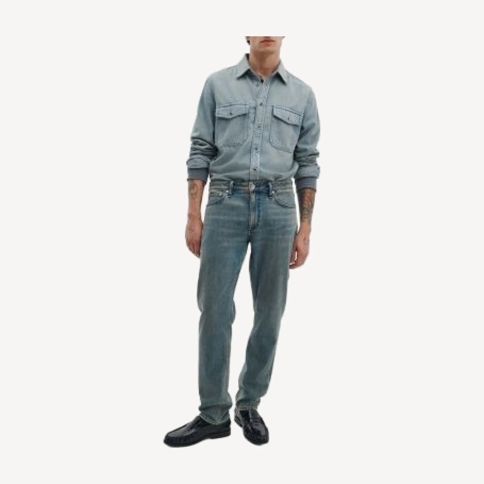 rag & bone Infuse Denim Cpo Shirt
