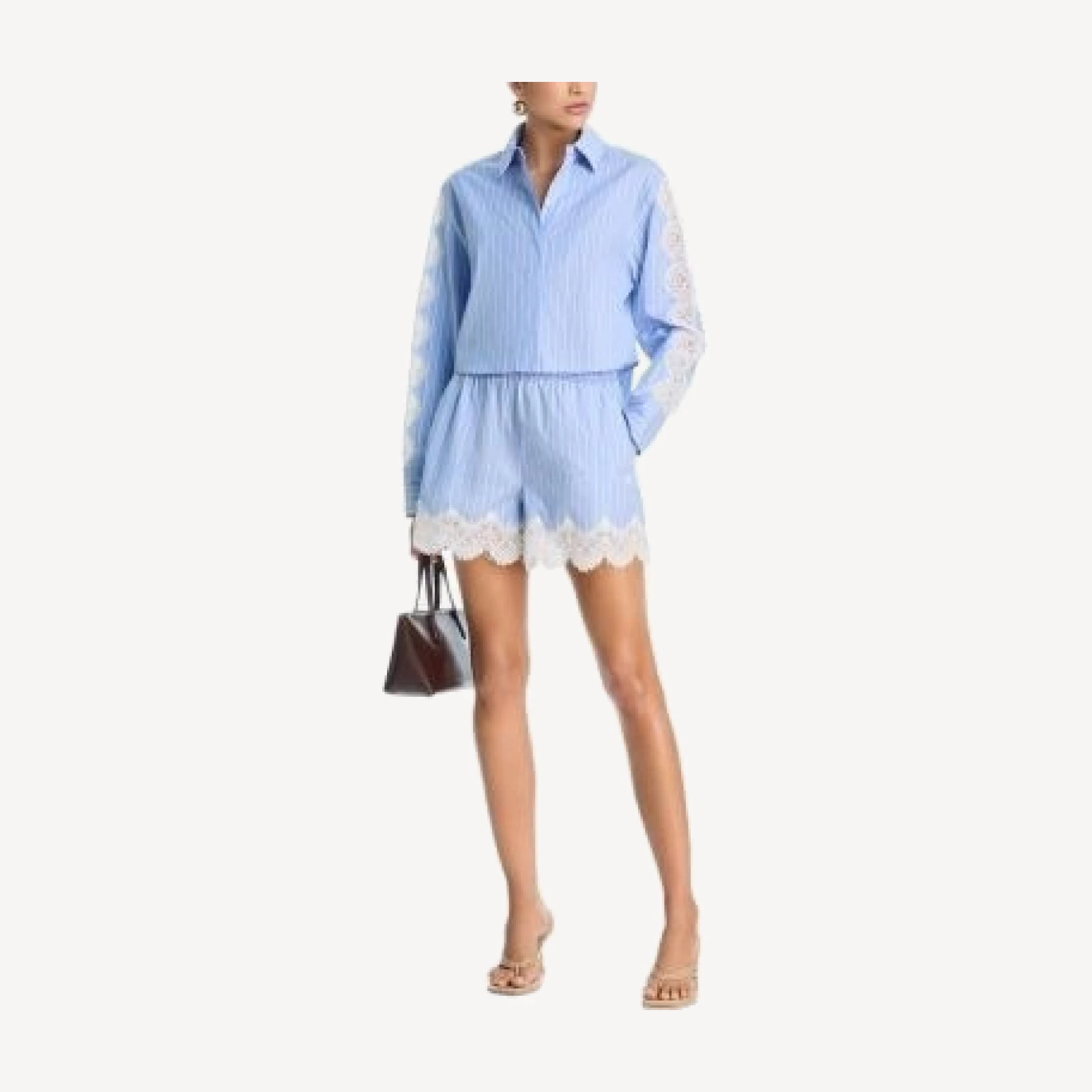 Simkhai Renata Cropped Shirt