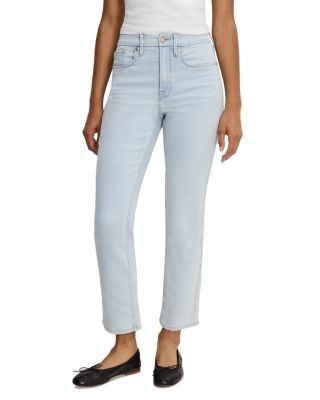 Good American Good Icon Straight Ankle Jeans in Indigo1124