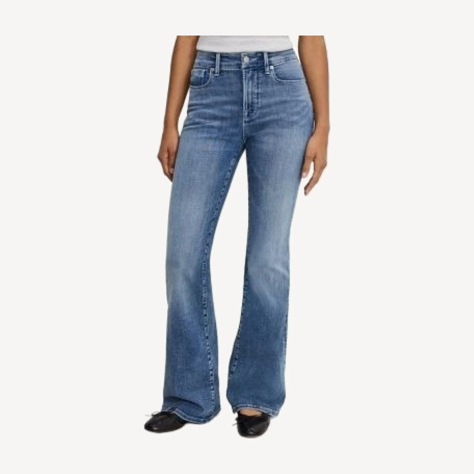 Good American Good Legs Flared Jeans in Indigo1154