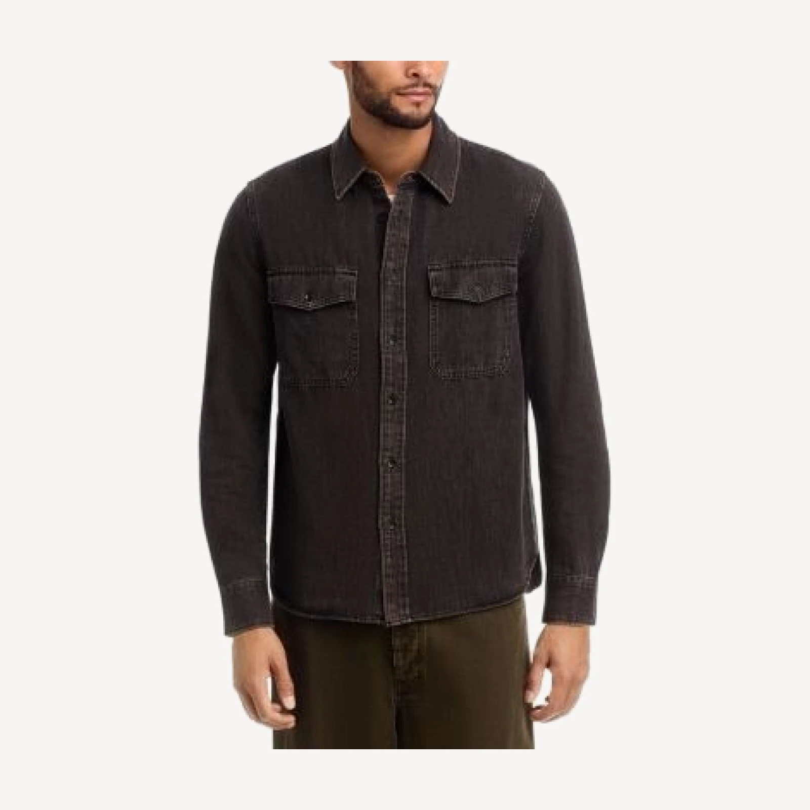 rag & bone Infuse Denim Classic Button Down Shirt