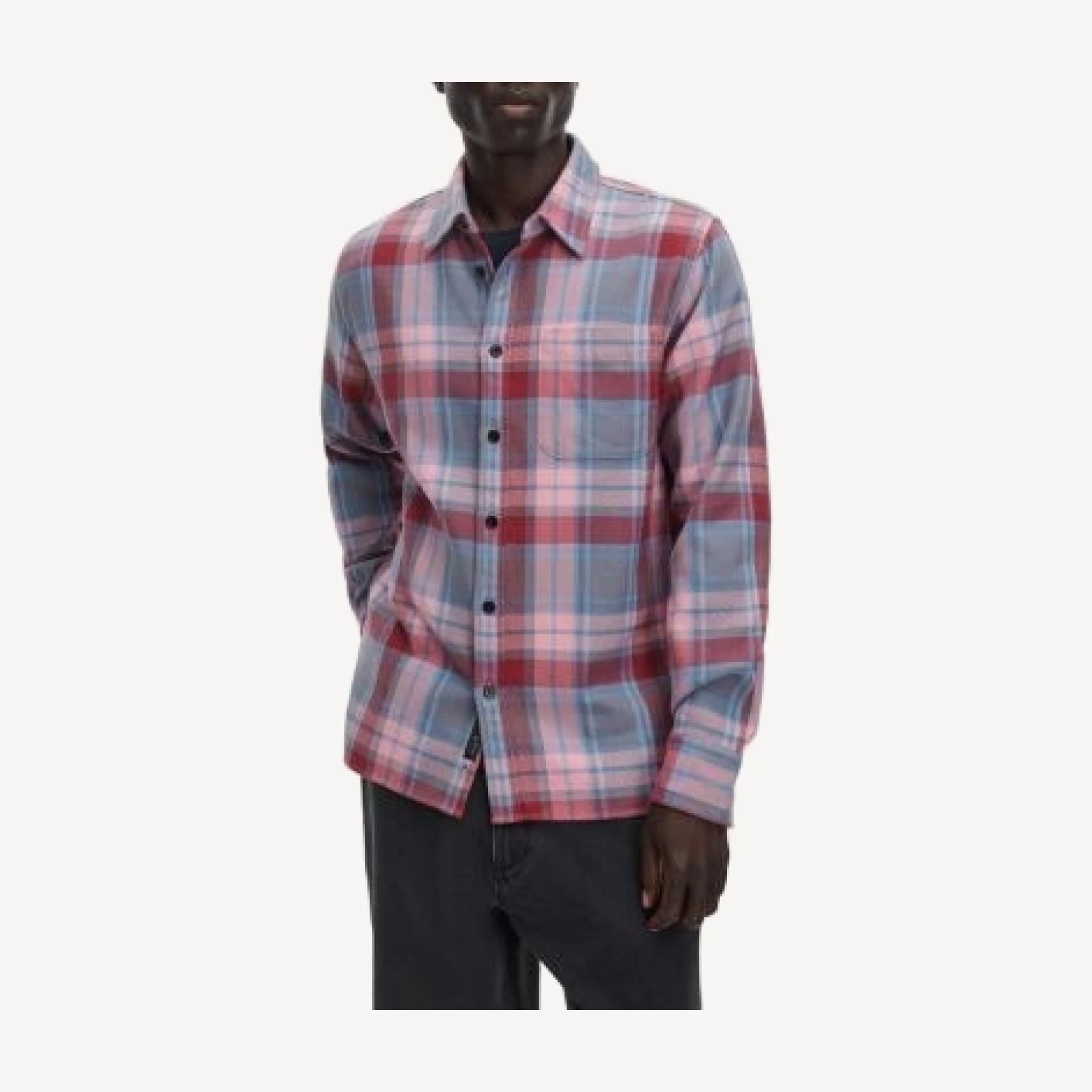 rag & bone Cotton Plaid Flannel Shirt Jacket