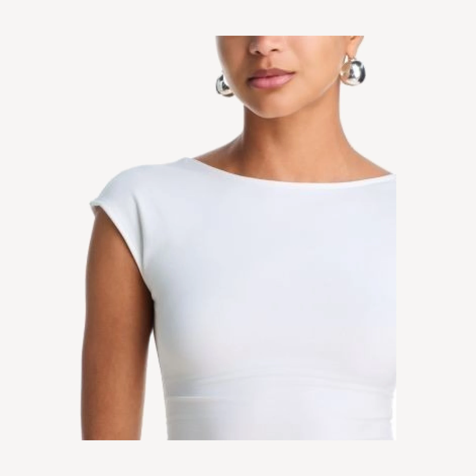Good American Super Stretch Open Back Bodysuit