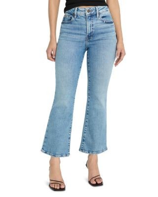 Good American Soft Tech Good Legs Crop Mini Boot Jeans in Indigo1214