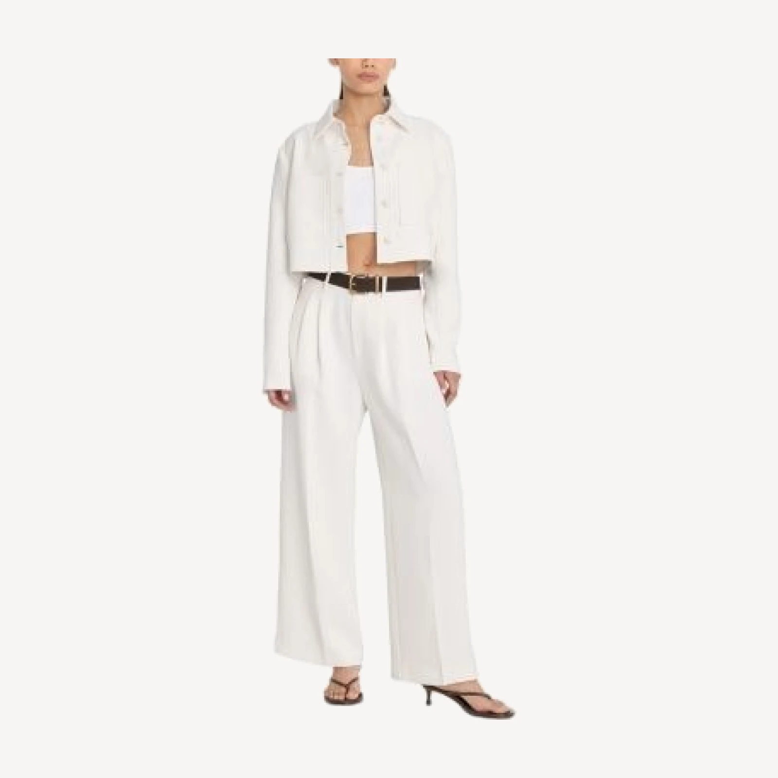 Good American Cropped Jacket