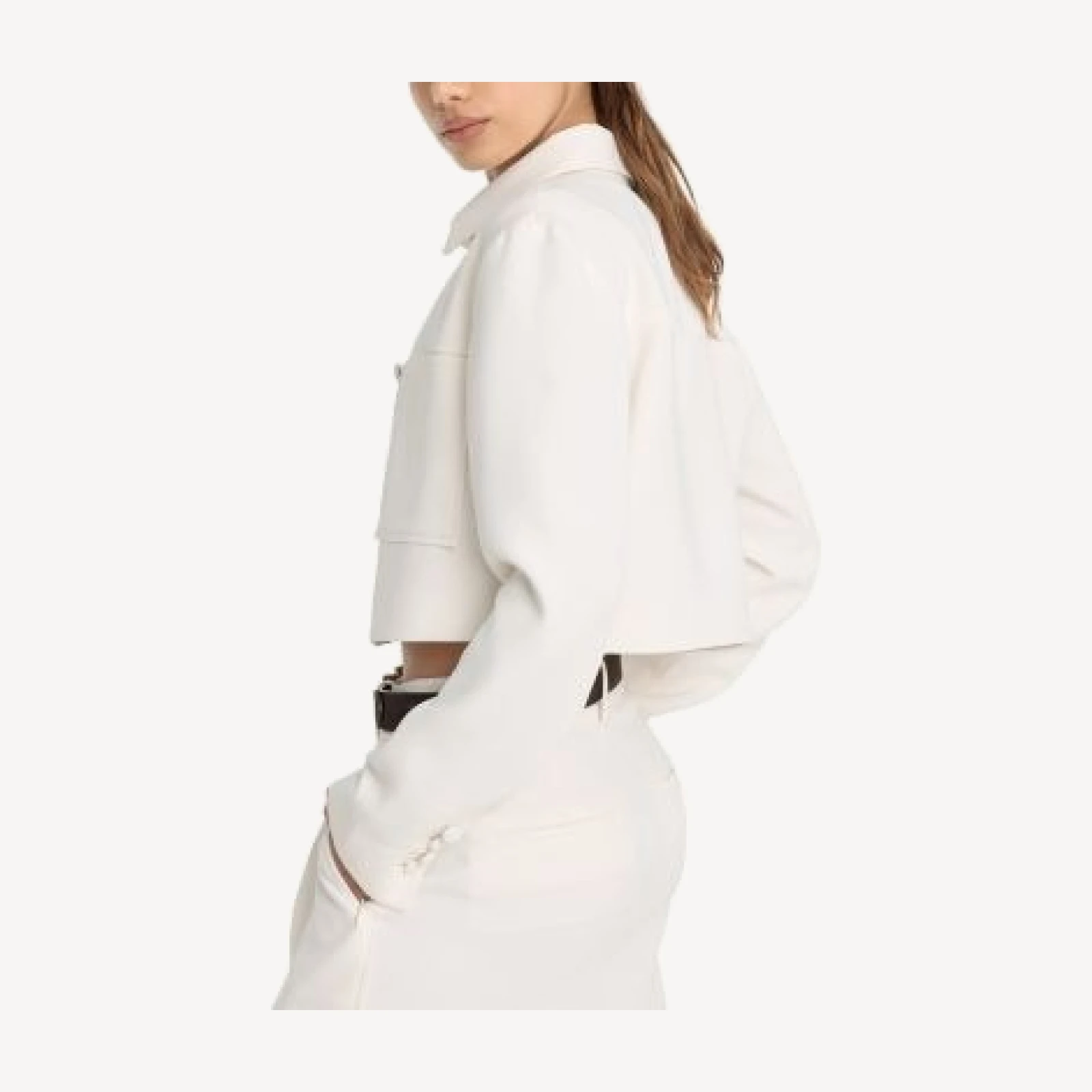 Good American Cropped Jacket